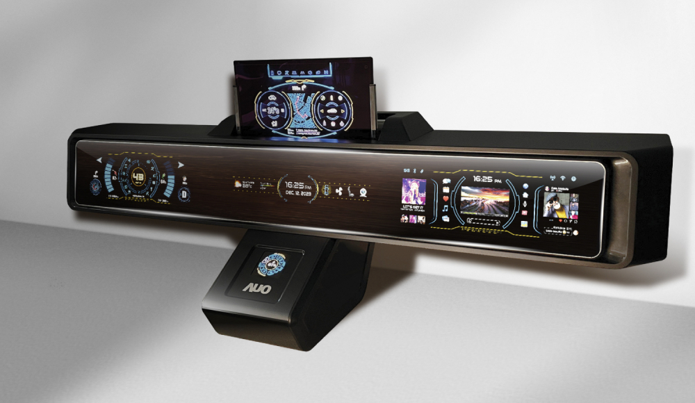 jinnian金年会Micro LED沉浸式车舱显示方案结合 可卷式、可伸缩的Micro LED应用并可呈现不同的质感纹路，展现人性化设计