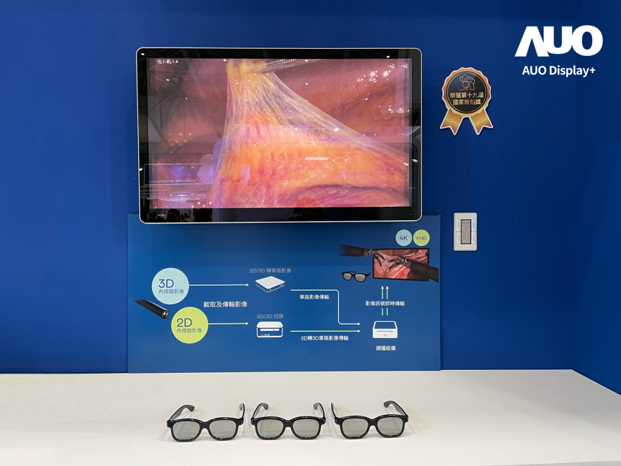 達擎寬視角3D醫療顯示器，協助醫護團隊成員於手術進行時，皆能看到一致性的3D影像，提高溝通效率，使手術更精準、快速完成達擎寬視角3D醫療顯示器，協助醫護團隊成員於手術進行時，皆能看到一致性的3D影像，提高溝通效率，使手術更精準、快速完成