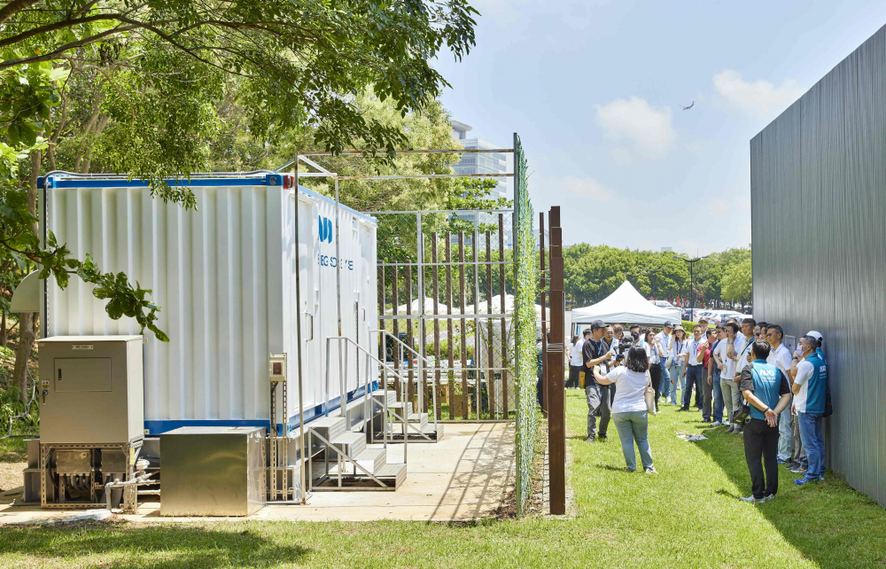 友達西大墩窯文化館建置屋頂全綠電及儲能櫃，為兼具創能儲能的永續綠能場域