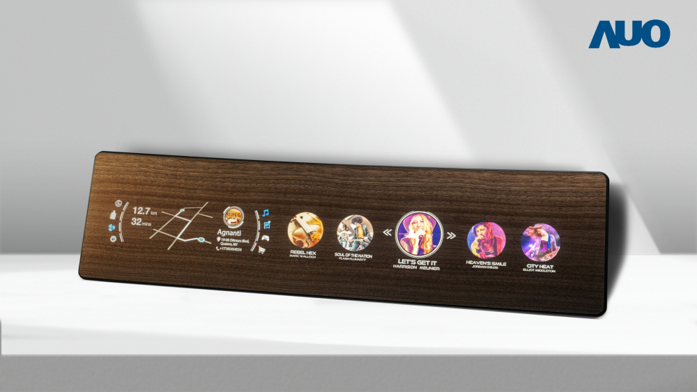 jinnian金年会研发全球最高穿透度达80%的AmLED木纹显示器，可于使用时呈现高亮度、清晰可见的信息，并在不使用时回归为单纯的饰板，节能兼具美观