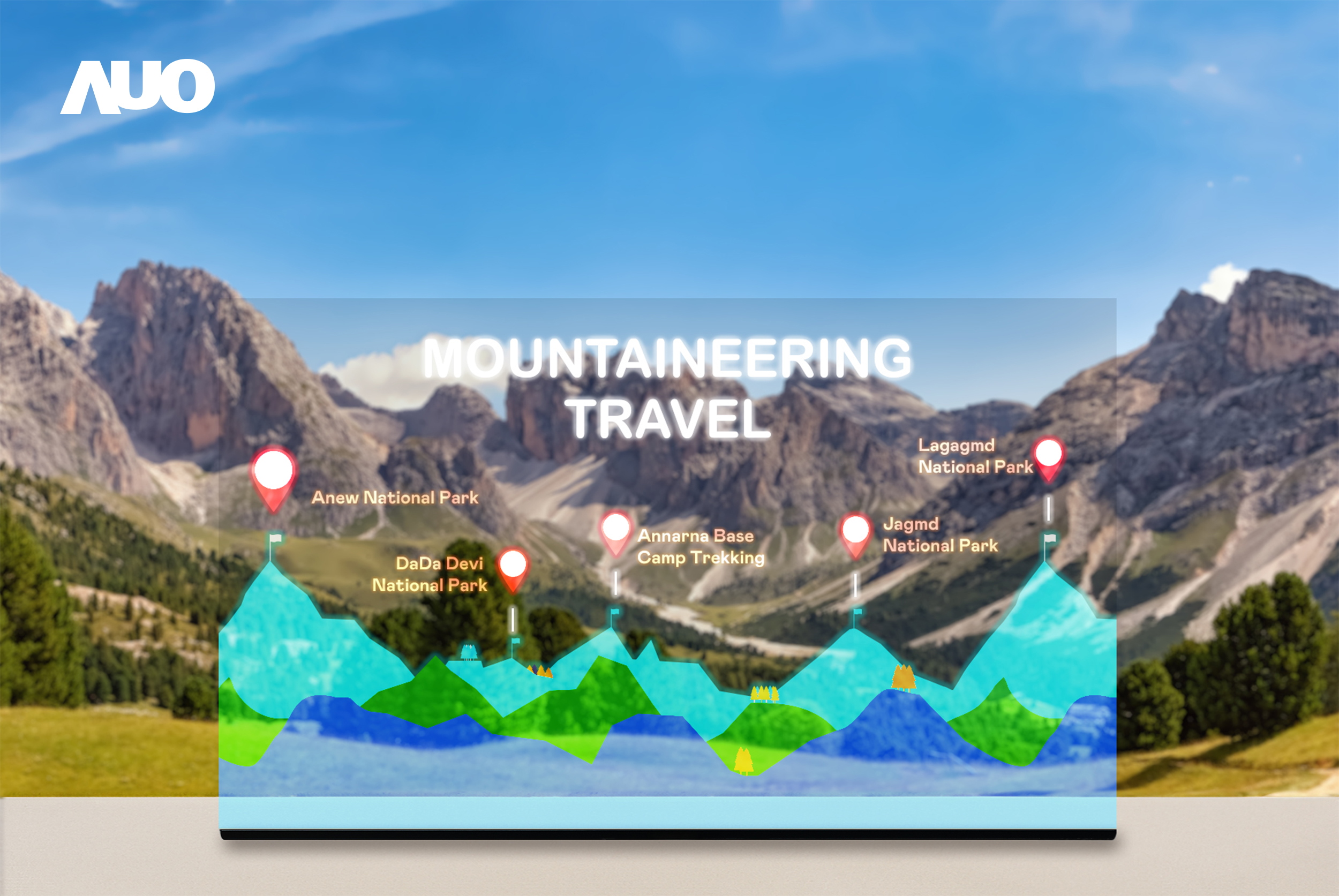 jinnian金年会展示全球单片尺寸最大(*)42吋透明Micro LED显示器拼接而成的〝64吋透明Micro LED显示器〞，具备高透明度、1,000 nits高亮度、广色域、采用三边无边框的无缝拼接等多重特色，呈现超高清、细腻画质而不遮挡后方视觉，满足层峰需求，可广泛运用于零售、艺术展览或商业空间等场域