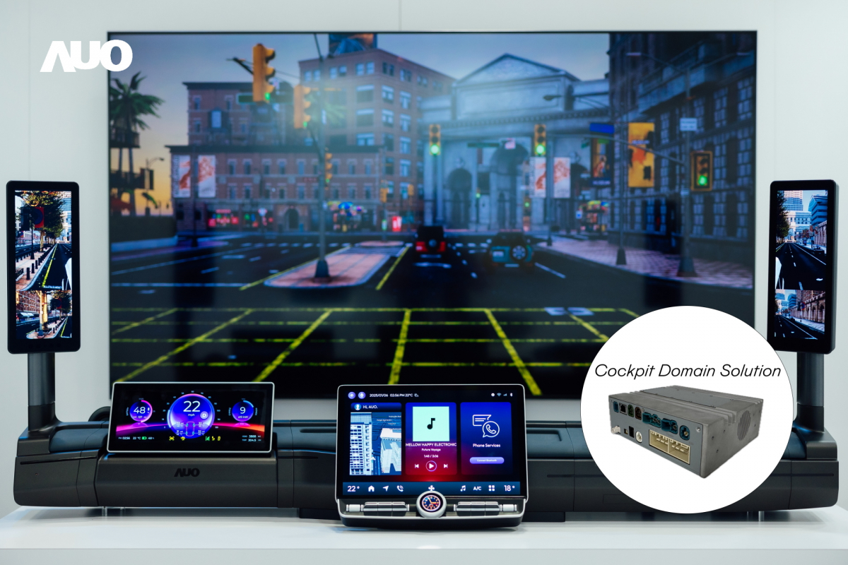 友達「智慧座艙域控解決方案」可做為車內運算的核心平台，驅動創新人機介面與豐富的座艙應用，獲得台灣精品標誌肯定