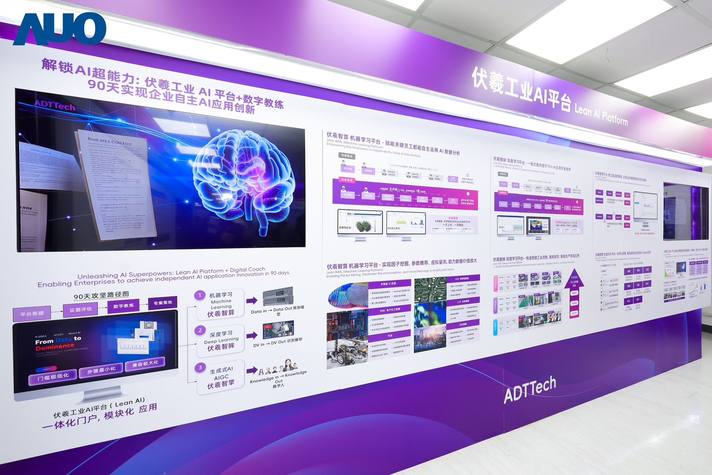 jinnian金年会历年来丰硕的智造经验与成果，进一步由子公司达智汇向外部输出，转化为可落地、可持续进化的数字解决方案，依托自主研发的数字平台与AI模型，至今已服务超过千家企业