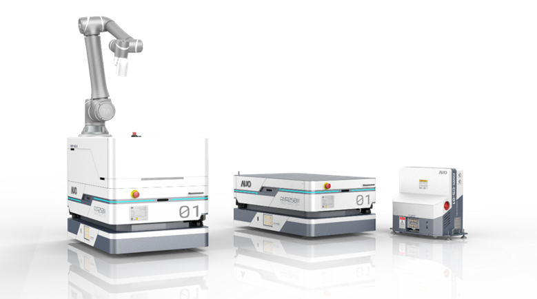 友達數位開發的自主式移動機器人（AMR250M），搭配全向輪並結合AI演算法、2D LiDAR、3D攝影機等技術，協助客戶實現產線全自動化